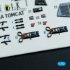 Kelik K72217 F-14A Tomcat - interior 3D decals for HobbyBoss kit (1/72)